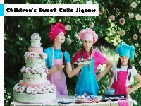 Children's sweet cake jigsaw