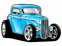 Hot rod coloring