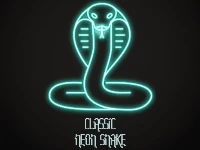 Classic neon snake