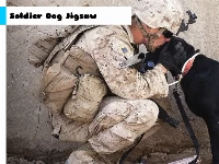 Soldier dog jigsaw