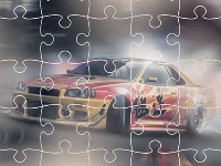 Japanese racing cars jigsaw