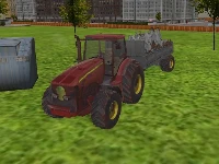 3d city tractor garbage sim