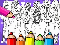 Monster high coloring book