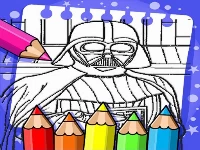 Darth vader coloring book