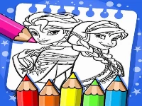 Frozen coloring book