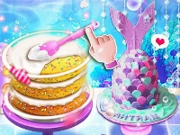 Unicorn chef design cake