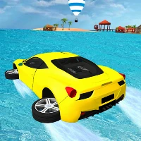 Water surfing car game