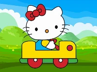 Cute kitty car jigsaw