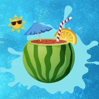 Watermelon and drinks puzzle