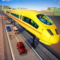 Euro train simulator game 3d