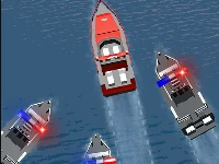 Police boat chase