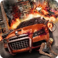 Zombie dead highway car race game