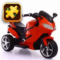 Motorbikes jigsaw challenge