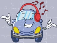 Smiling cars jigsaw