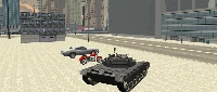 Tank driver simulator