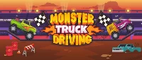 Monster truck driving