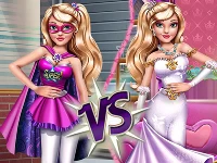 Superhero vs princess