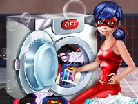 Ladybug washing costumes