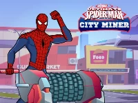 Spiderman gold miner