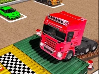 Truck parking car games 3d