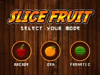 Slice the fruit