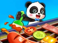 Little pandas food cooking