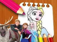 Frozen ii coloring book