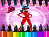 Miraculous ladybug coloring game