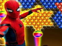 Spiderman bubble shooter