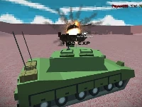 Helicopter and tank battle desert storm multiplaye