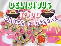 Delicious food match 3 deluxes