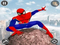 Spiderman rope hero