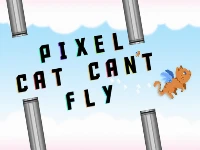 Pixel cat cant fly