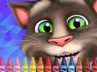 4gameground - talking tom coloring