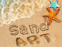 Sand drawing game : painting