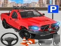 Suv car city parking simulator