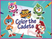 Top wing: color the cadets