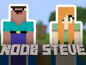 Noob steve head war