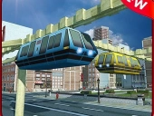 Sky train driving 2022 : train 3d game simulator