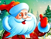 Santa claus winter challenge