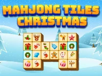 Mahjong tiles christmas