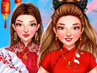 Celebrity chinese new year look