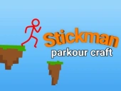 Stickman parkour craft