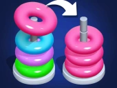 Hoop stack - color sort puzzle