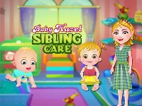 Baby hazel sibling care