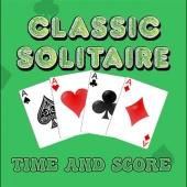 Classic solitaire: time and score