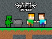 Friends battle crepgun