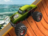 Monster trucks sky stunts