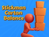 Stickman cartoon balance