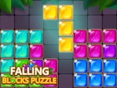 Falling blocks puzzle